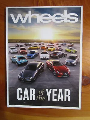 Magazine Wheels January 2018    Great **  Must See • $2.50