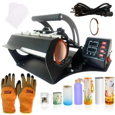 Mug Heat Press Tumbler Heat Press Machine Sublimation Printing 11-30oz For DIY • $89.99