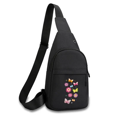 £7.96 • Buy Printed Pattern Fanny Pack Travel Waist Bag Chest Shoulder Crossbody Handbags