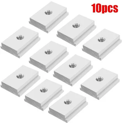 10x T-Slot Miter Bar Slider Aluminum Silver For Woodworking Table Saw Gauge Rods • $15.29
