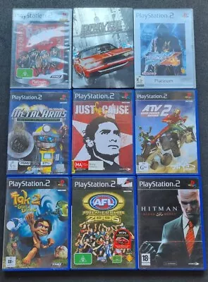 PlayStation 2 Games Bundle: Tekken 4 Just Cause Tak 2 Driver Bratz Hitman • $40