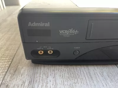 ADMIRAL  JSJ 20419 VCR 4 Head Recorder VHS Player   No Remote • $38.47