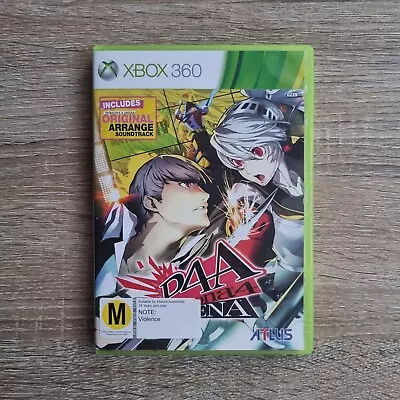 Persona 4 Arena + Soundtrack CD (Xbox 360 AUS PAL) • $45