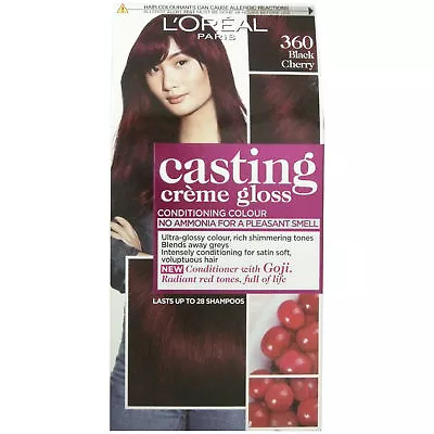 L'oreal Casting Creme Gloss No Ammonia Black Cherry 360 • £11.89