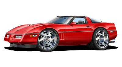 C-4 Corvette 5.7  Wall Decal Sports Car Chevy Sticker Graphic Art • $24.99