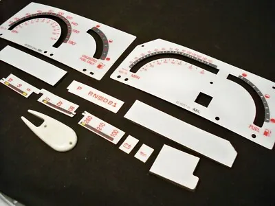 Fits 89-93 Chevy S10 Blazer Kilometers Cluster White Face Glow Through Gauges • $39.99