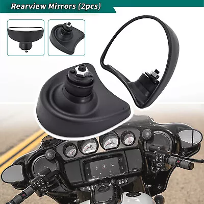 Batwing Fairing Mount Rearview Mirror For Harley Street Electra Tri Glide FLHX • $20.90