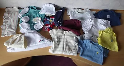 Baby Boys Bundle:   Towel/bibs/mitts/socks/vests: Used • £4.45