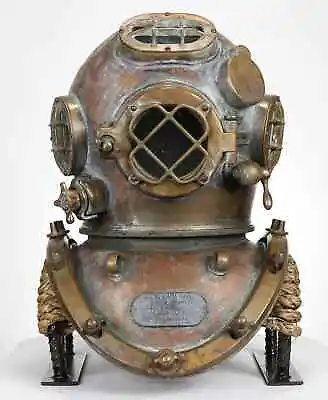 1944 Miller Dunn Us Navy Mark V Diving Helmet - Rare • $999