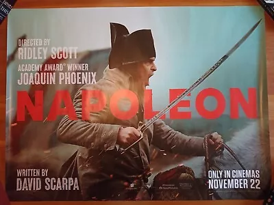 Napoleon - Original Rolled UK Double Sided Quad Poster. • £17.99