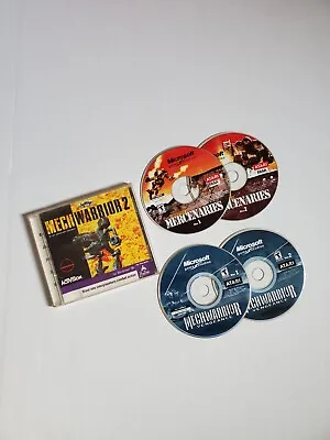 Mechwarrior 2 & 4 Lot Pc Discs • $34.92