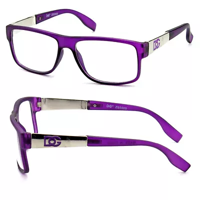 Mens Womens DG Eyewear Square Clear Lens Eye Glasses Fashion Designer Frame Nerd • $8.95