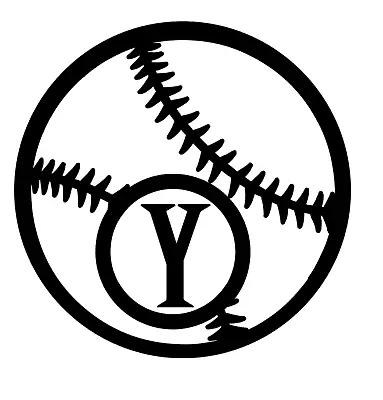 Baseball Monogram Letter Y Vinyl Decal Sticker For Home Cup Car Decor Choice • $3.99