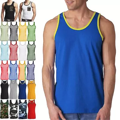 £7.19 • Buy Men's Muscle Jungle Vest Sleeveless Camouflage Summer Training Top 