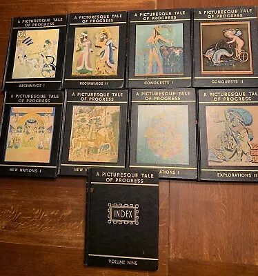 A Picturesque Tale Of Progress Complete Set Volumes 1-9 1949 • $89.90