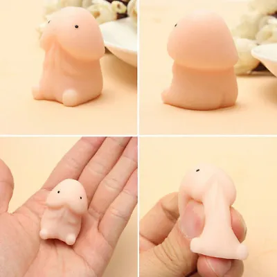 $5.73 • Buy 2/4X Mochi Dingding Squishy Focus Squeeze Abreact Healing Toy Fun Joke Gift
