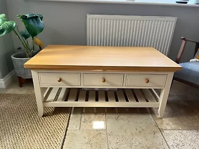 Laura Ashley Oakham Coffee Table Ivory. COLLECTION ONLY • £70