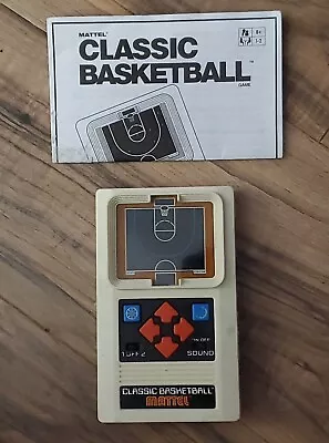 2003 Mattel Hand Held Classic Basketball Game With Instructions Works  • $12.99