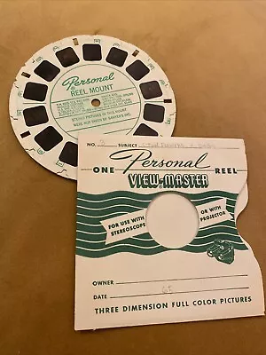 Viewmaster Reel Personal 1964 Flowers And Dogs Vintage View-Master Reel TVM11 • $34.76