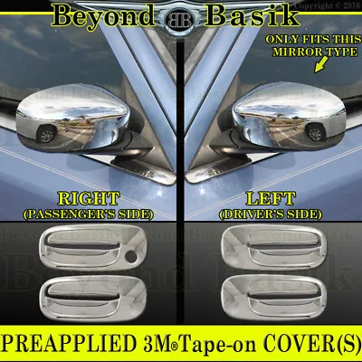For 2006-2008 2009 2010 Dodge Charger CHROME 4 Door Handle COVERS+Mirror COVERS • $44.95