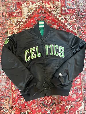 Vtg Boston Celtics Satin Starter Jacket Reversible Men’s M NBA 80s Rare • $250