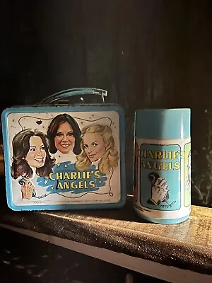 Vintage Charlie's Angels Lunch Box Thermos Aladdin Industries Co USA Used • $135