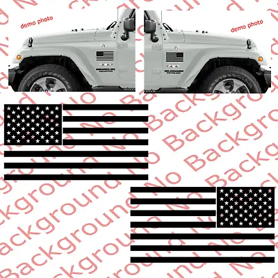 Patriotic American USA Flag Vinyl Decal Sticker Car Truck Window Fender US020 • $15.99