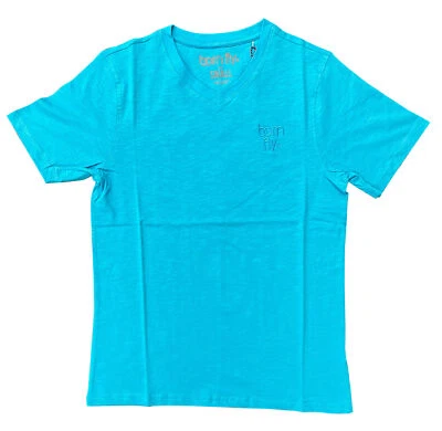 $12.95 • Buy Men's Born Fly Teal V-Neck T-Shirt