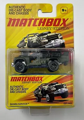 Matchbox - 2010 Lesney Edition - Sahara Survivor - New On Card • $8