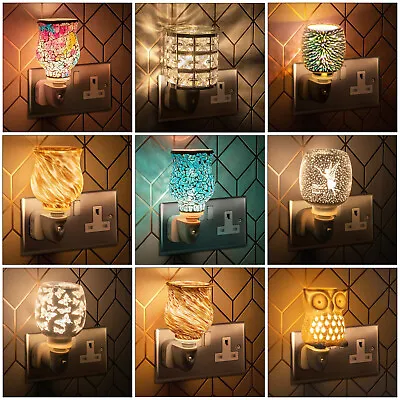 Wax Melt Oil Burner Warmer Plug In Ceramic Lamp Night Light Electric Aroma LED • £11.99