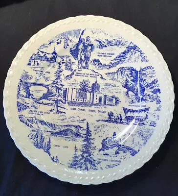 State Of Oregon Collector Plate Vernon Kilns • $10