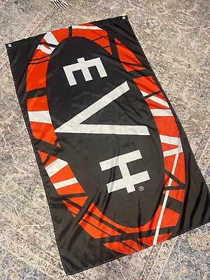 EVH Guitars 3 X 5 Ft Satin Flag Authentic Banner Van Halen 5150 Kramer   • $17.50