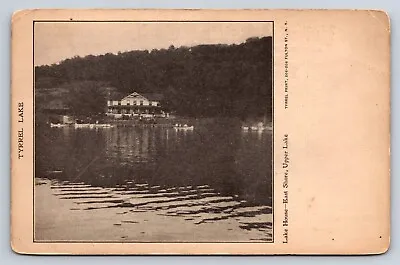 Postcard NY Tyrrel Lake Millbrook Lake House East Shore Upper Lake C1903 AT12 • $9.99