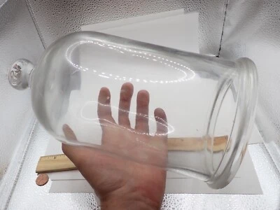 $119.95 • Buy Vintage Science Equipment Lab Vacuum Bell Jar Cloche Glass Antique 11.5  By 6 