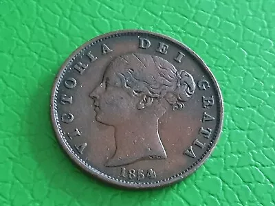 Queen Victoria 1854 Halfpenny Nice Coin • £0.99