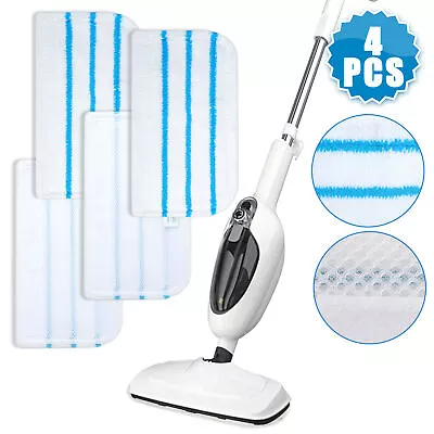 4Pcs Microfiber Steam Mop Replacement Pads For Black Decker Cleaner Mat Washable • $12.98