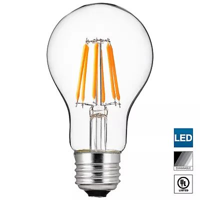 Sunlite LED Edison-Style A19 Bulb 6 Watt Dimmable 2700K Warm White • $13.99