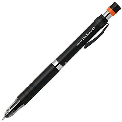 Zebra P-MA86-BK Mechanical Pencil Delguard Type Lx 0.5mm Black Body Writing NEW • $19.27