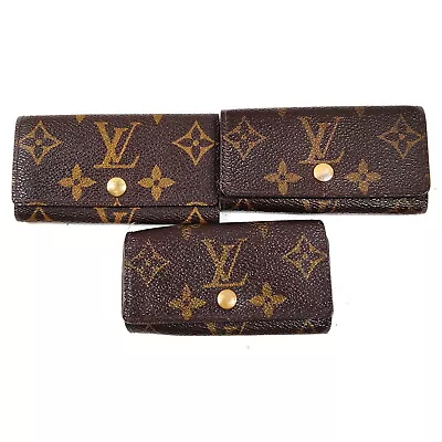 Louis Vuitton LV Key Case 3 Pieces Set   Monogram Browns Monogram 3303721 • $1.25