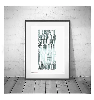 THE STONE ROSES  ❤ I Wanna Be Adored - Song Lyrics Poster Art Edition Print • £9.99