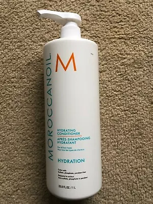 Moroccan Oil Hydrating Conditioner 33.8oz/ 1000ml W/ Pump Gift Xmas Valentine • $43.61