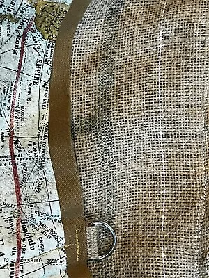 Unique Boho Hippy Hand Made Messenger Bag Burlap Coffee Sack World Map Print • $5