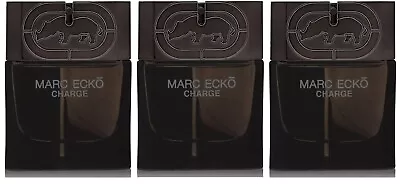 *PACK OF 3* MARC ECKO CHARGE Cologne For Men 1.7 Oz 50 Ml Eau De Toilette Spray • $19.95