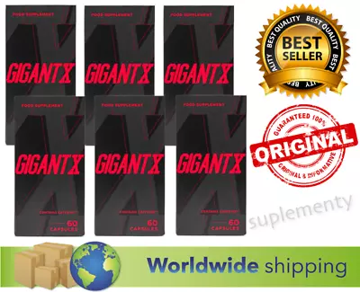 6x GIGANTX Powerful Best Male Formula Vigrax Climax Member XXL Xtrasize • $283.87