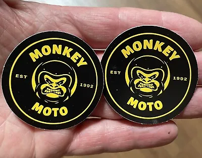 2  Honda Monkey MONKEY MOTO Decals Z125 Z50 Vinyl ￼stickers PAIR/ 2X • $3.49
