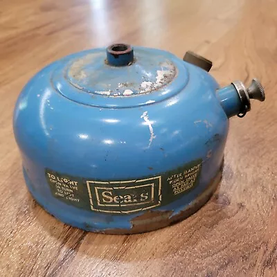 8/68 Vintage Sears Roebuck 476 Lantern Blue Fount W/ Filler Cap & Pump Parts • $45