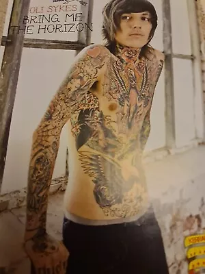 Oli Sykes Bring Me The Horizon  / Alex Gaskarth A4 Poster Kerrang  Magazine • £8.49