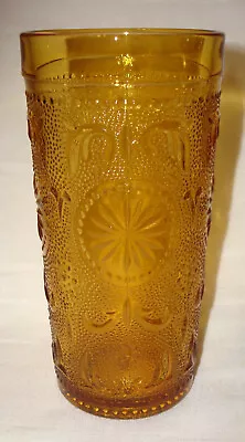 $3 • Buy Vintage Brockway Amber Glass American Concord 5 ½” 10 Oz Iced Tea Water Tumbler