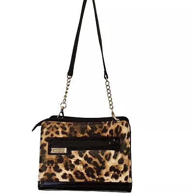Miche Interchangeable Handbag Purse Petite Base Bag Leopard Xtra Shell Gold NWOT • $52.99