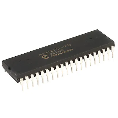 Microchip PIC16F877A-I/P 8-bit Microcontroller DIP40 • £7.11